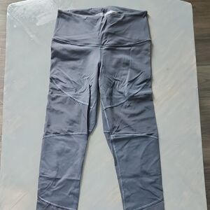Victoria's Secret Knockout Capris. Grey With Mesh Details. Medium.